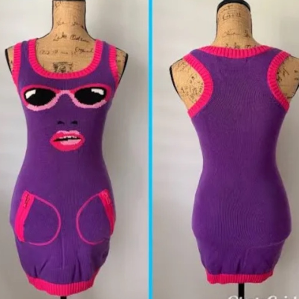 Vintage Bestsy Johnson Face Dress from 2000’s
